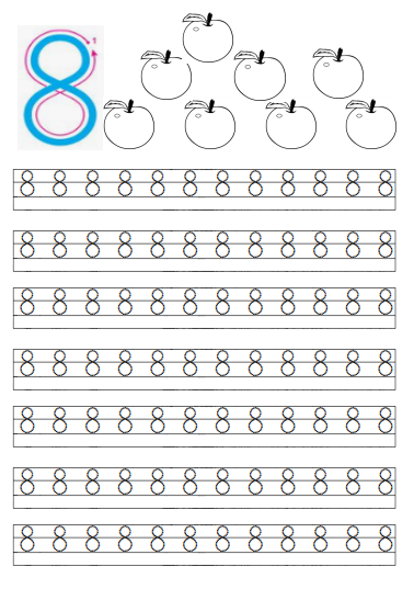 1.Sınıf-Matematik-8 Rakamı